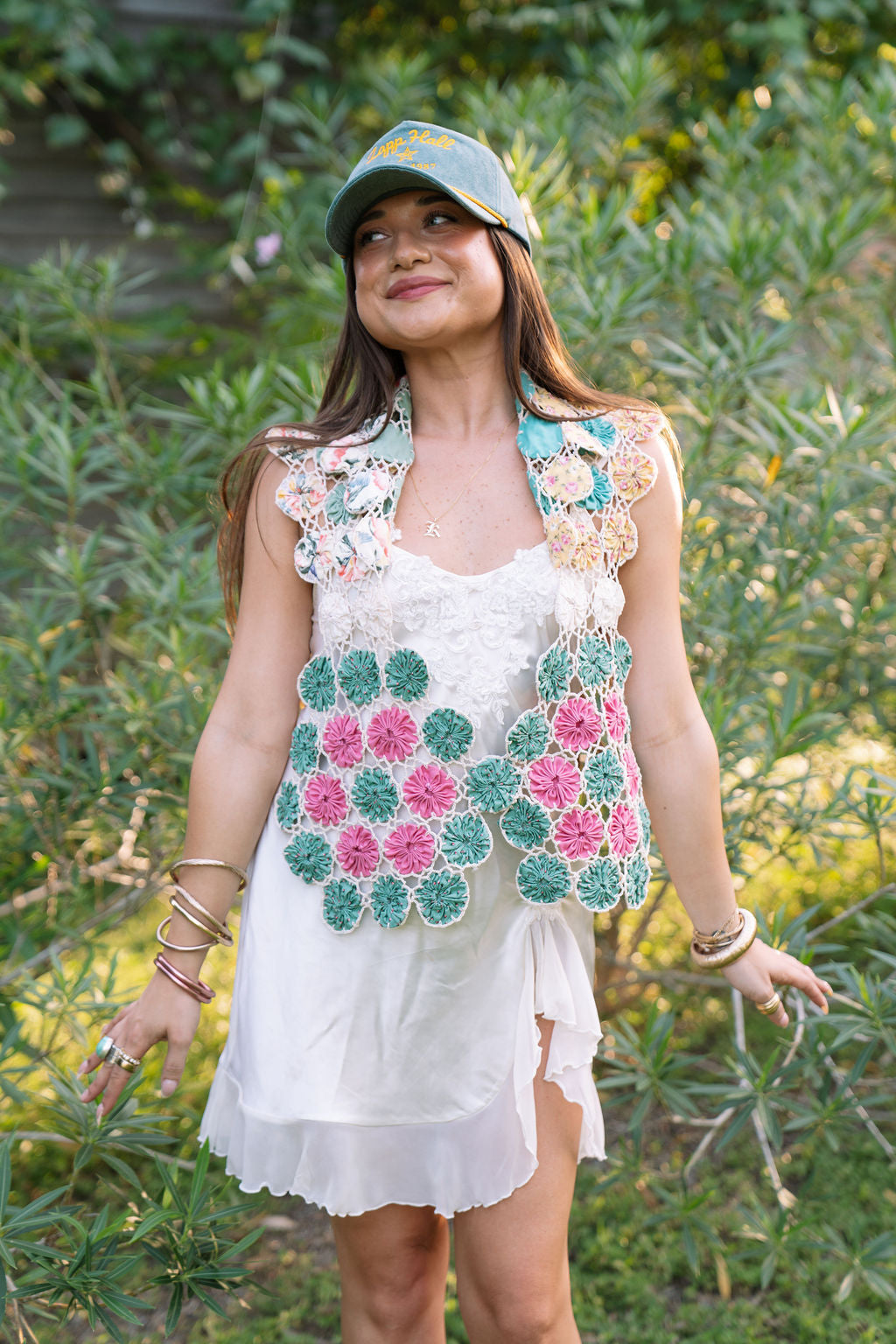 Yo-Yo & Crochet Backless Vest