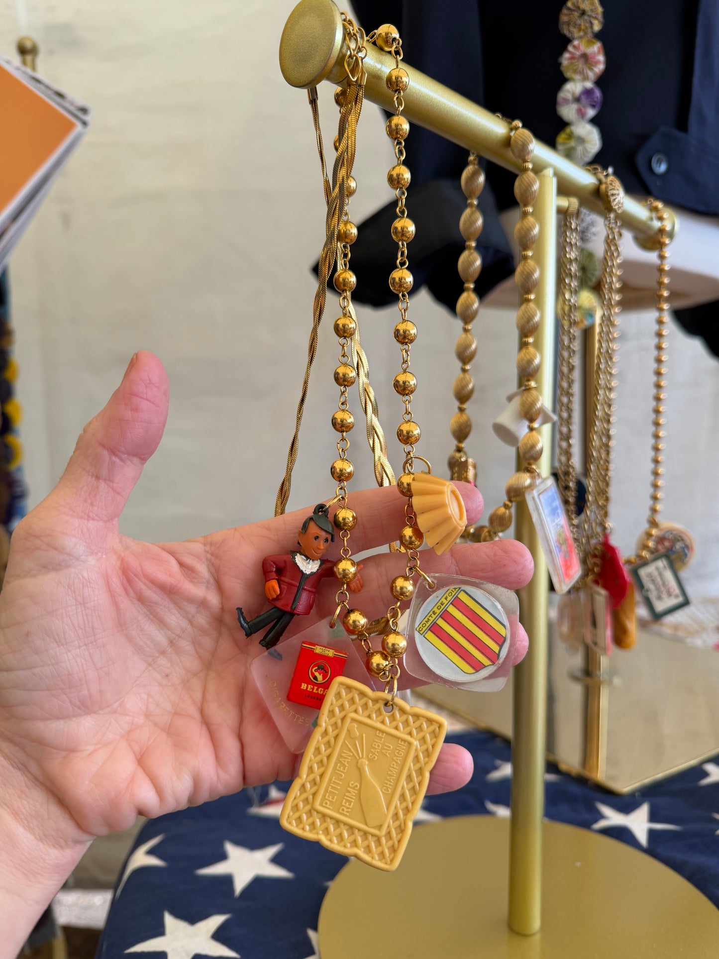 Garçon Porte Clés Charm Necklace