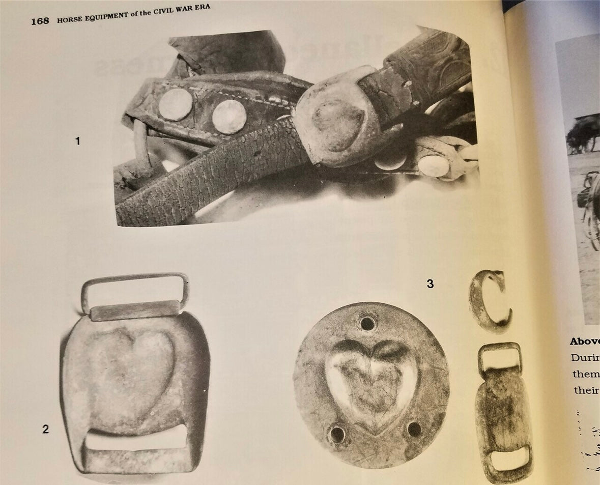 Civil War Era Brass Harness Buckle + Denim Twilly (CLASSIC SIZE)