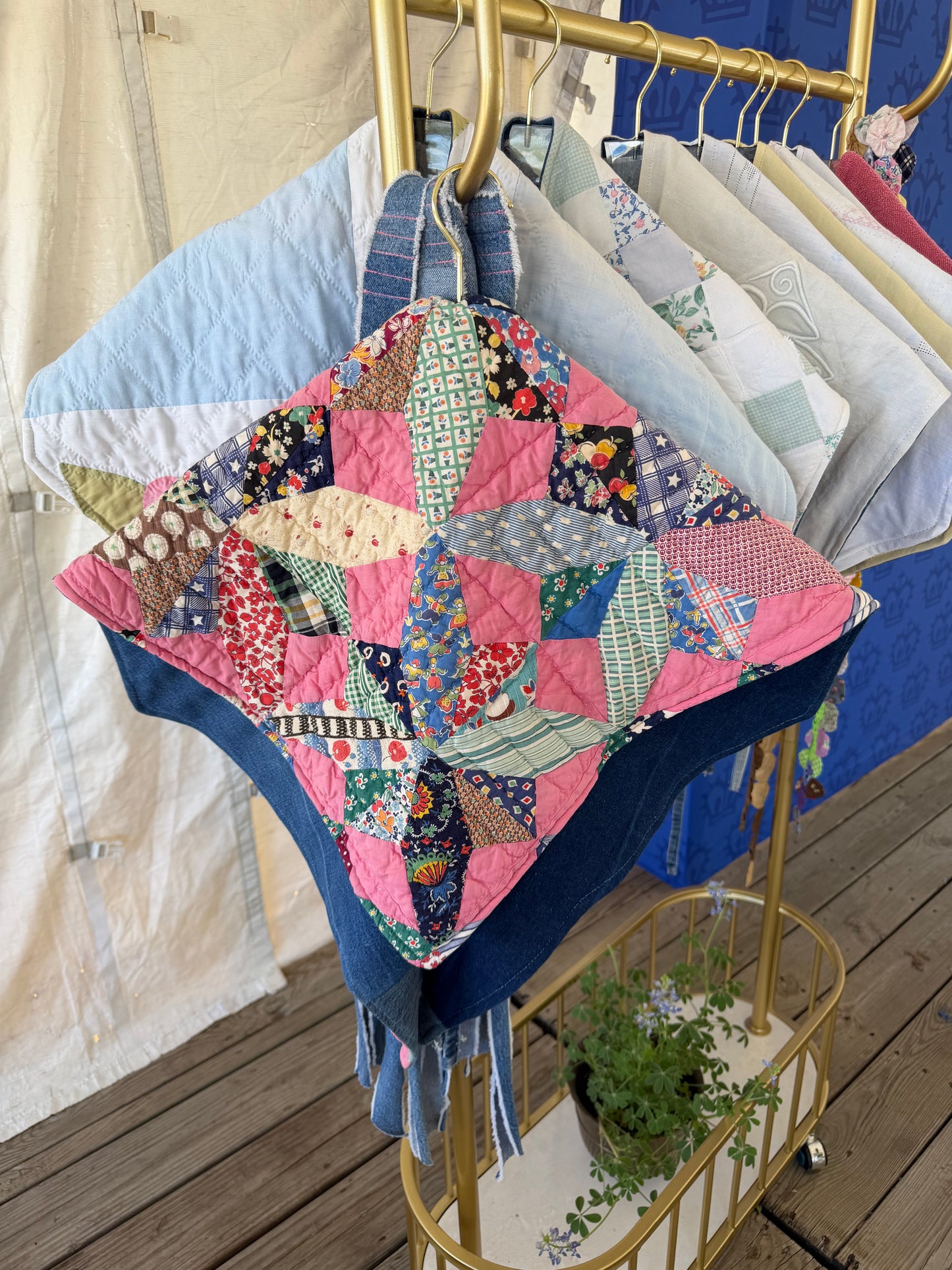 Pink Pinwheel Reversible Rosa Maria