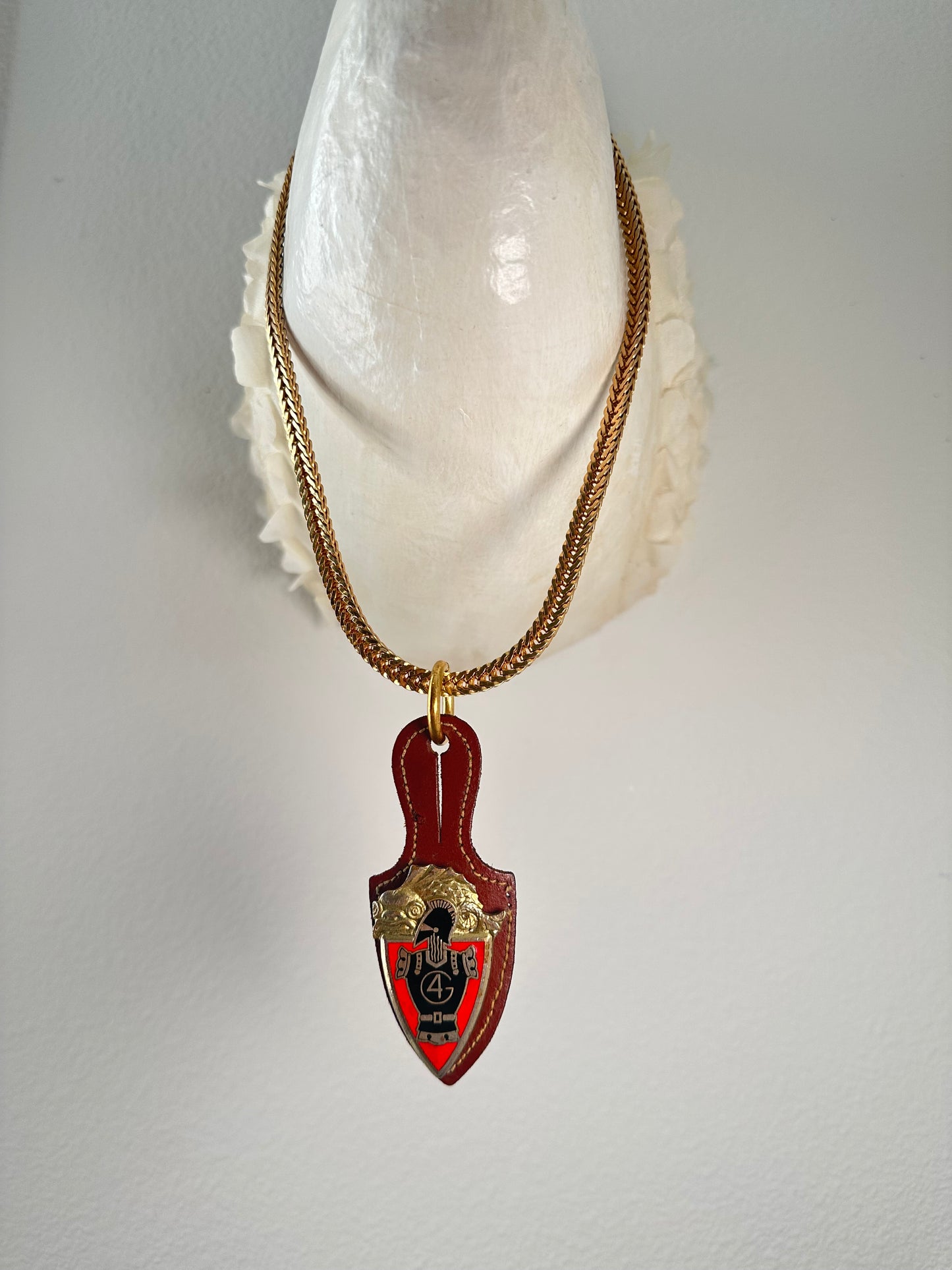 Blason de Militaire Necklace - French 4th Engineer Regiment