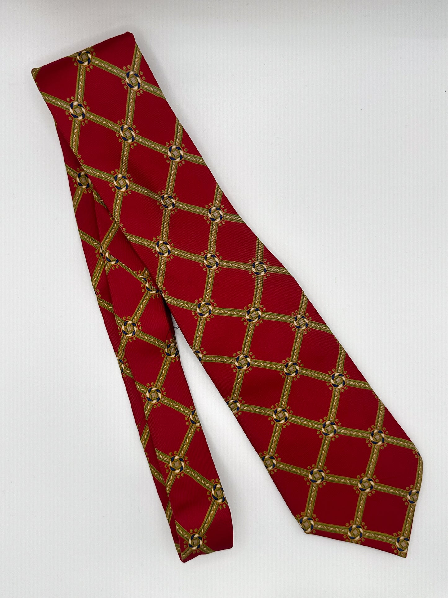 Vintage Neiman Marcus Silk Nautical Tie