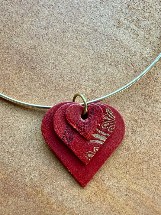 Love Letters Necklace - Red 3