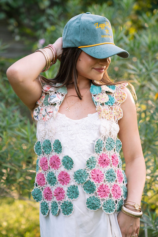 Yo-Yo & Crochet Backless Vest