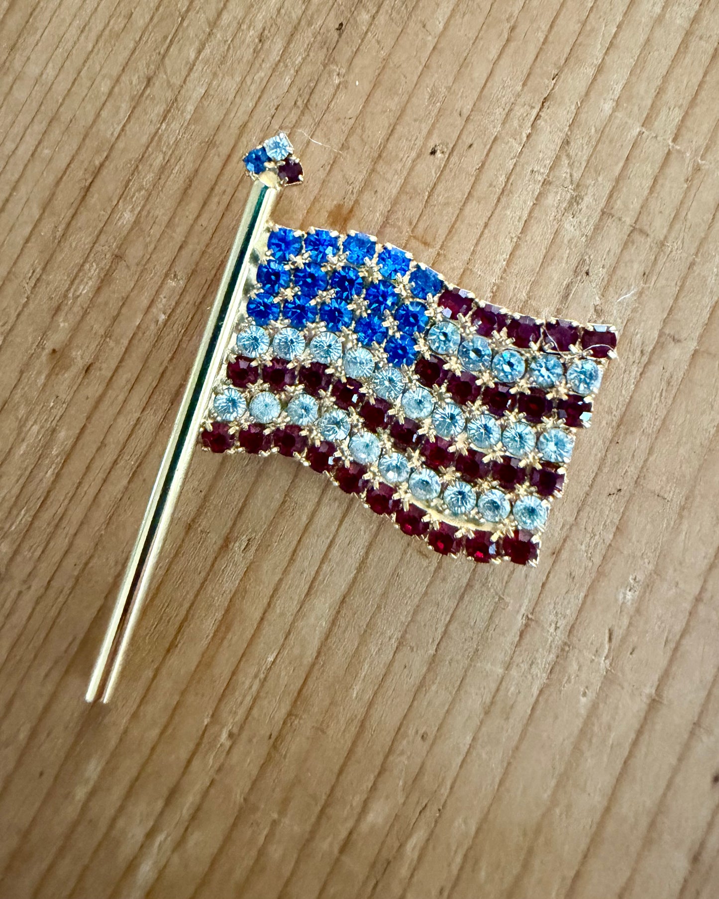 Patriotic Brooch | Vintage Classic American Flag