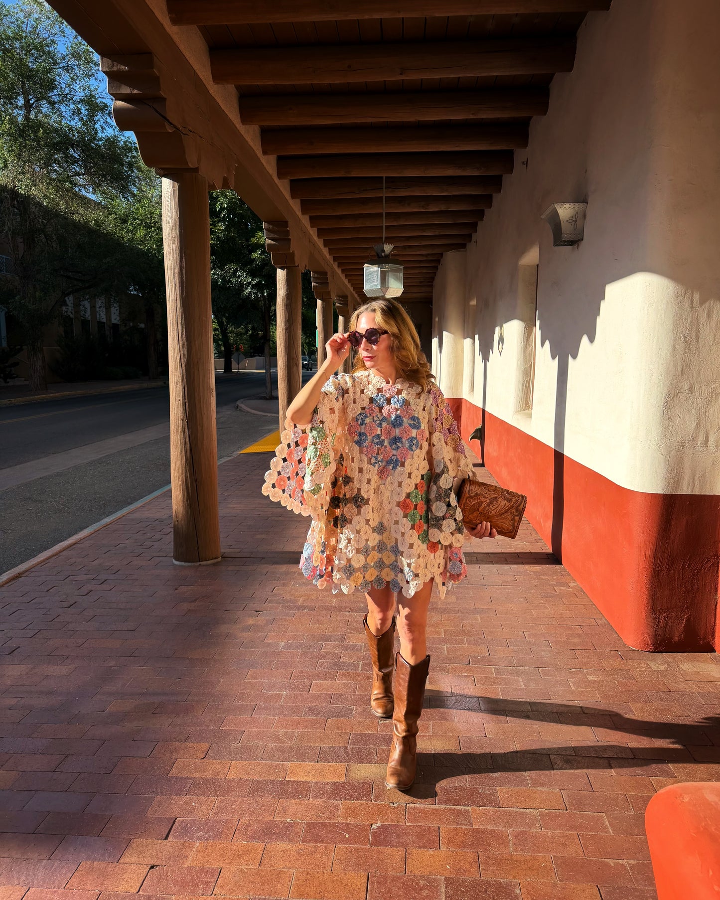 THE LIZZIE | Yo-Yo Rosette Mini Caftan | Harvey Girl