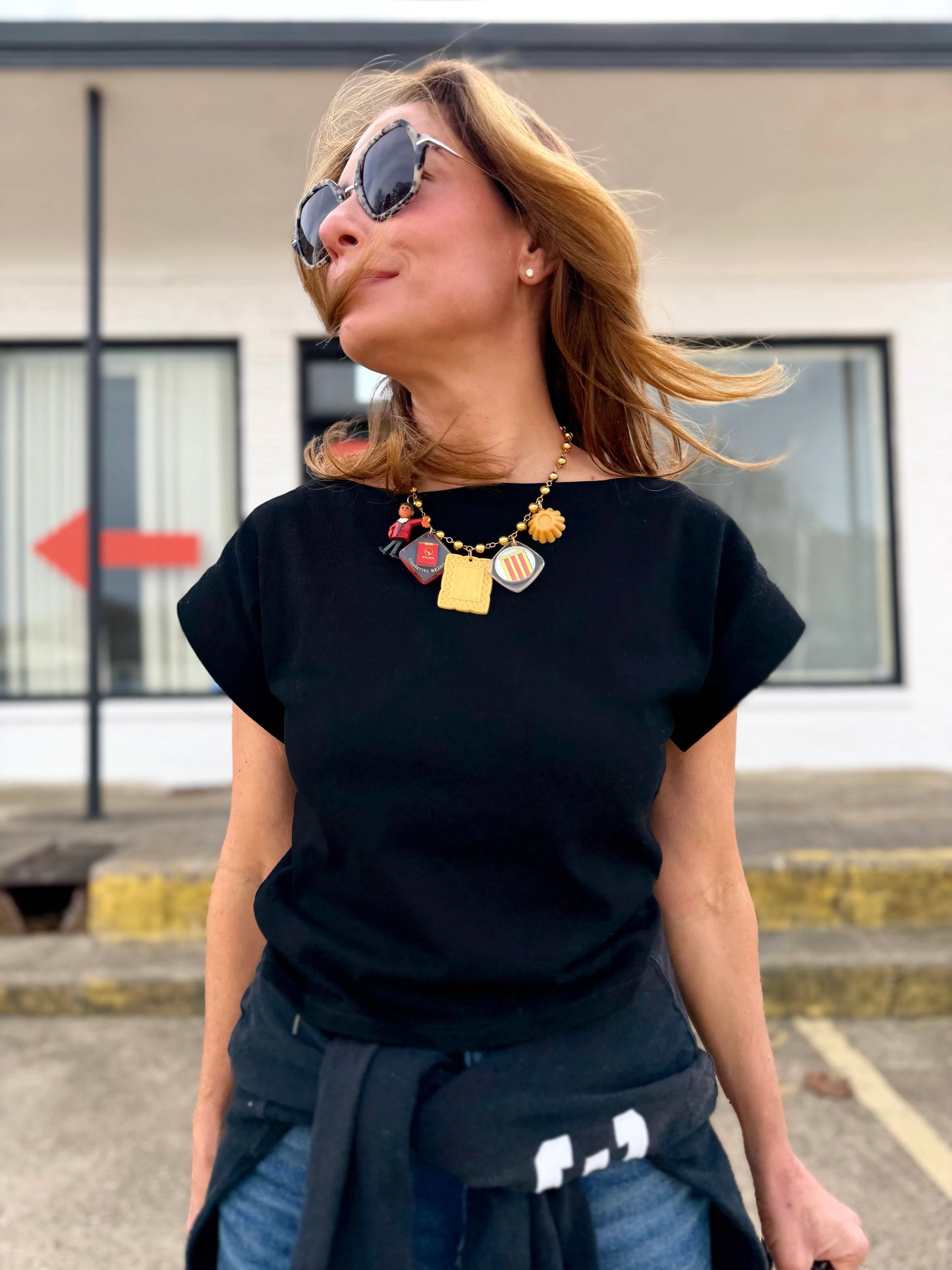 Garçon Porte Clés Charm Necklace