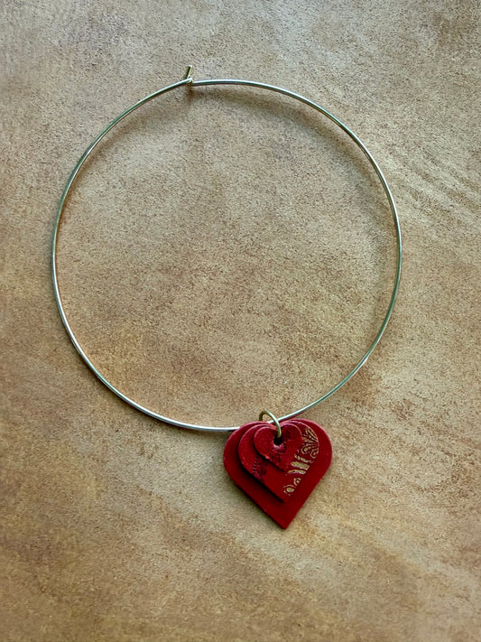 Love Letters Necklace - Red 3