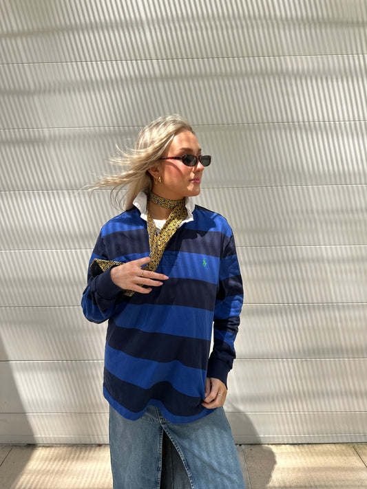 Vintage RL Rugby - Cobalt/Navy