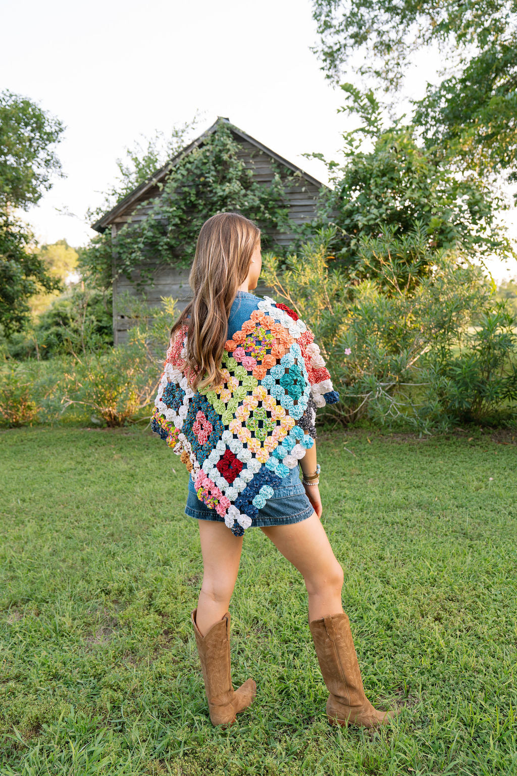 THE ROSA MARIA | Yo-Yo Rosette Cape | Kaleidoscope