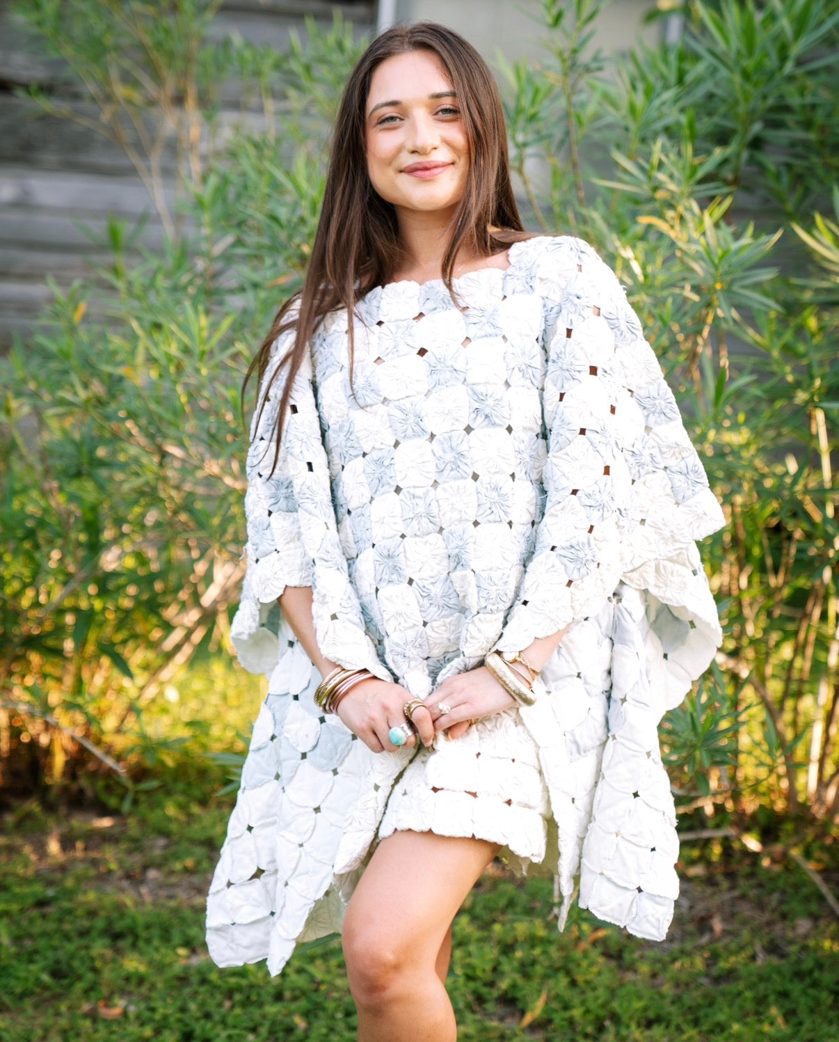 THE LIZZIE | Yo-Yo Rosette Mini Caftan | Faveur