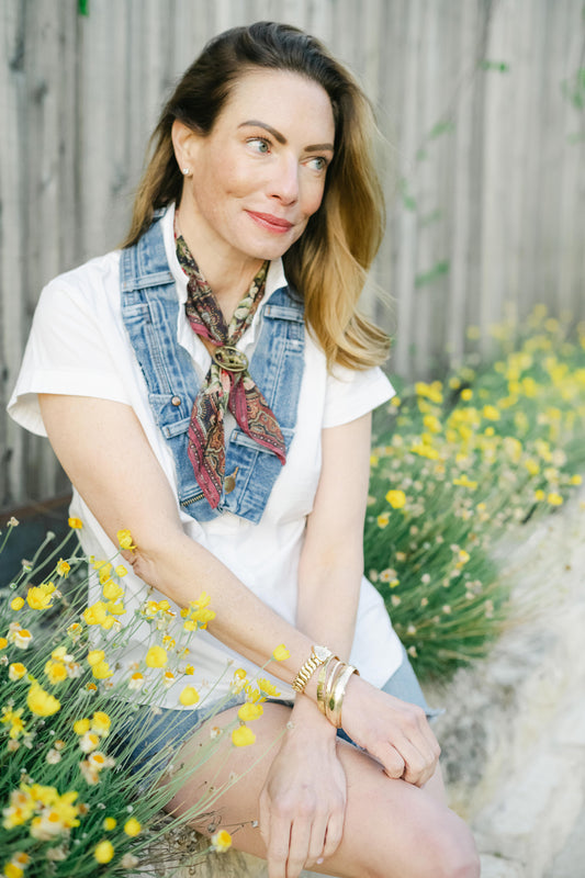 Vintage Denim Tall Boy Collar