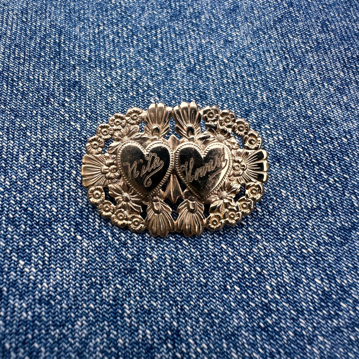 Antique Sweetheart Brooch - Nita + Howard