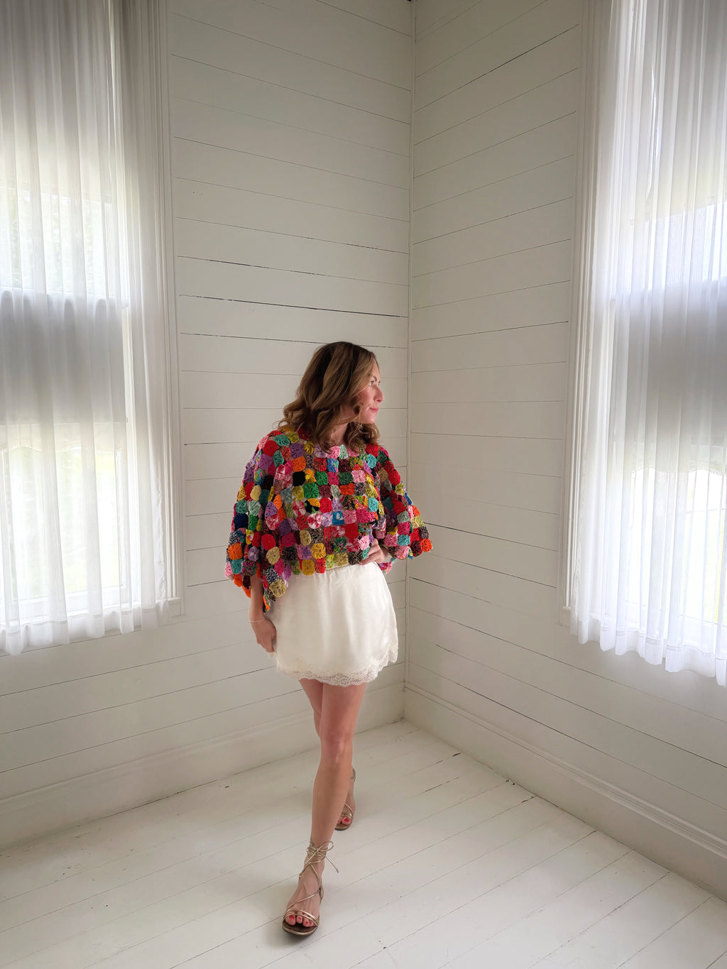 THE MOLLY GOODNIGHT | Yo-Yo Rosette Crop - Fiesta