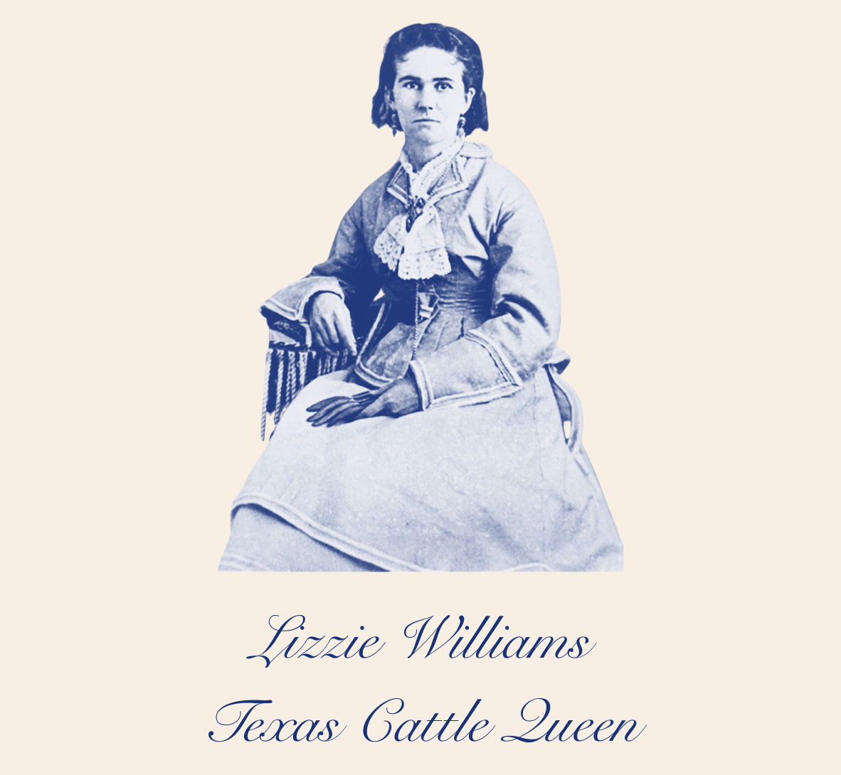 THE LIZZIE | Yo-Yo Rosette Mini Caftan | Cornflower & Butter