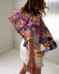 THE MOLLY GOODNIGHT | Yo-Yo Rosette Crop - Mulberry & Wildflower